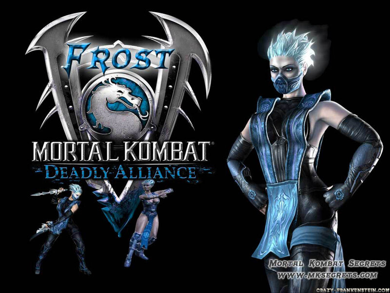 Female Character in Blue Armor — Black