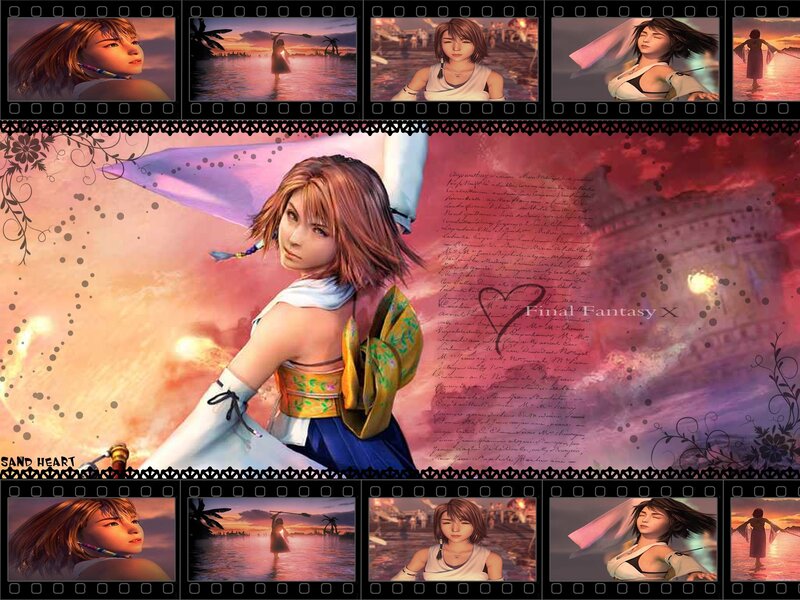 Female Character in Blue Dress — Pink