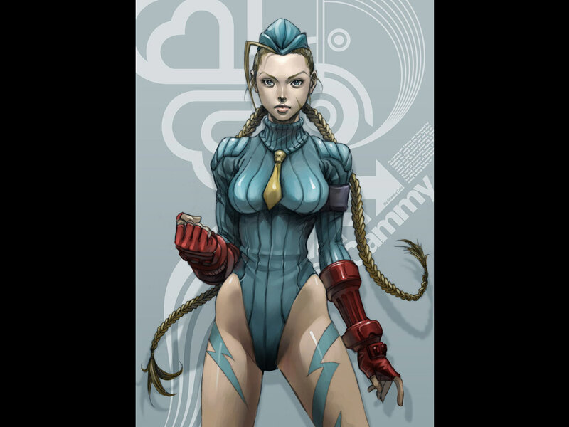 Female Character in Blue Suit — Confident