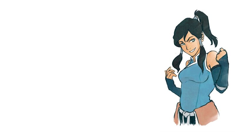 Female Character in Blue Top — Confident