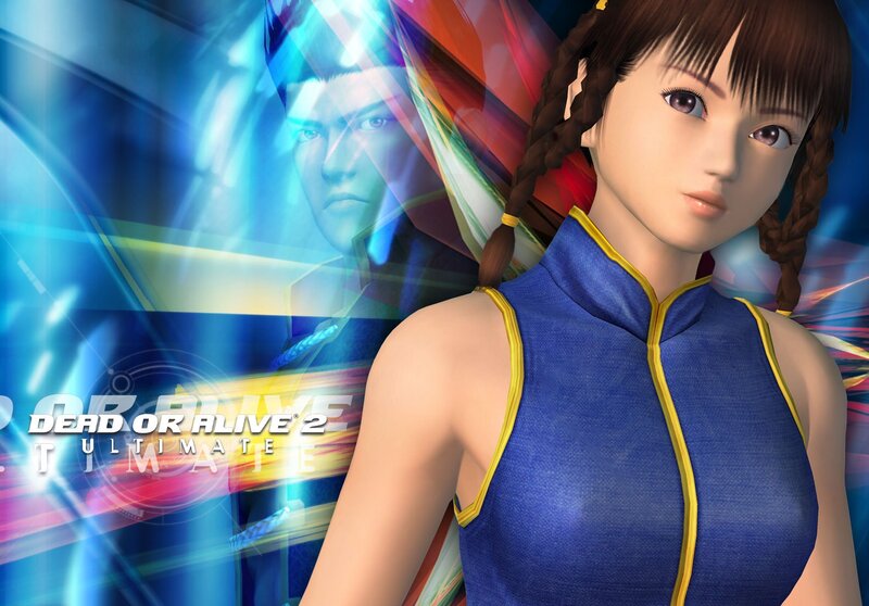Female Character in Blue Top