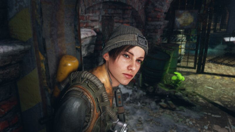 Female Character in Bunker