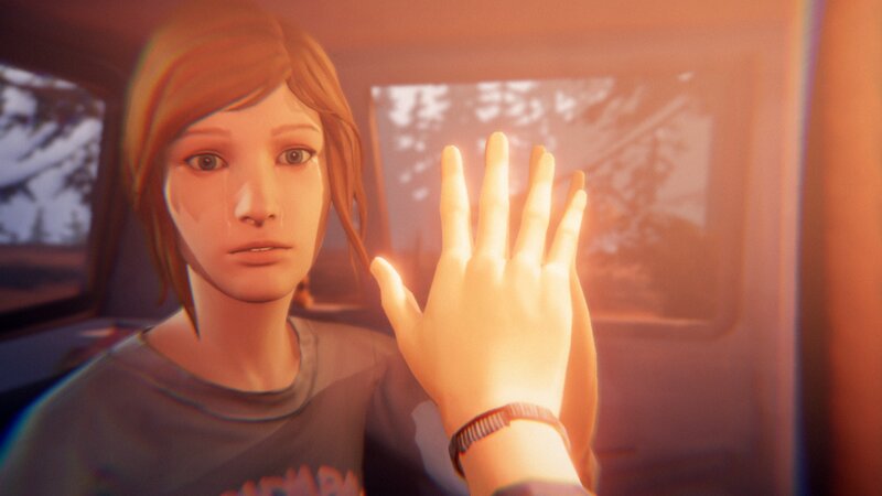 Female Character in Car