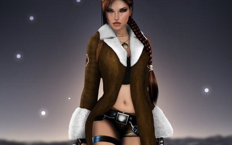 Female Character in Coat