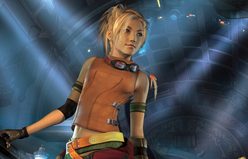 Female Character in Cockpit — Brown
