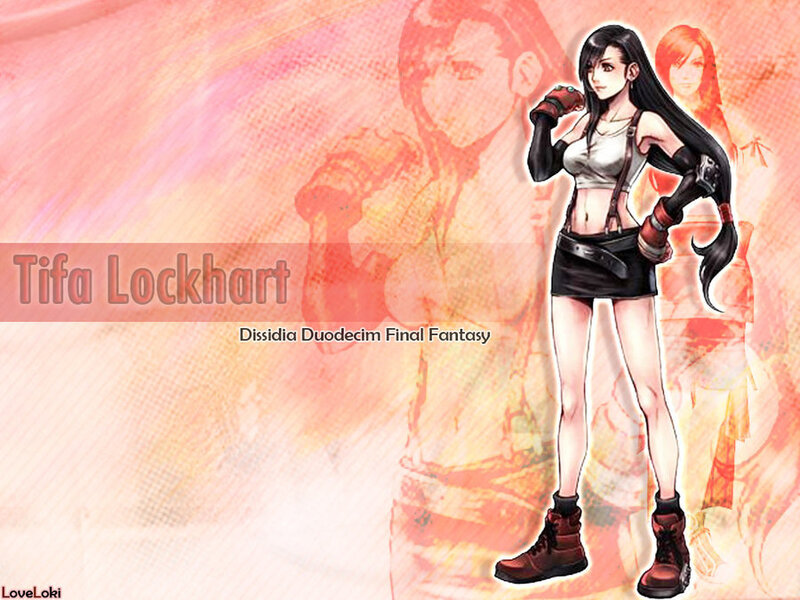 Female Character in Combat Pose — Red