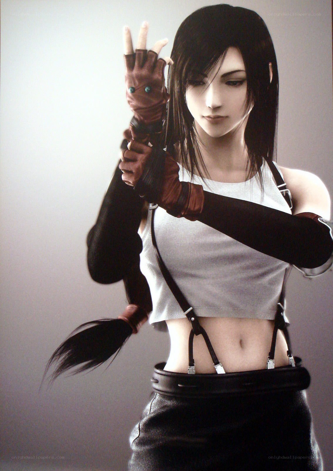 female character in combat pose