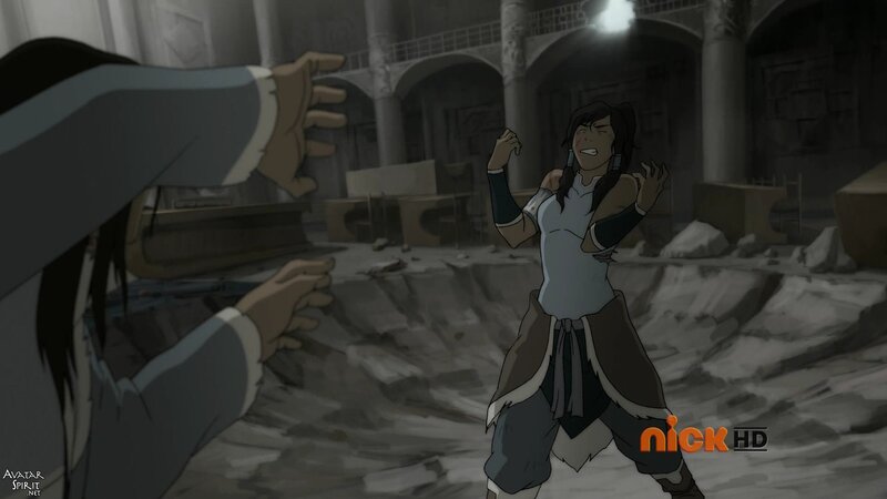 Female Character in Combat Stance — Gray, Dramatic