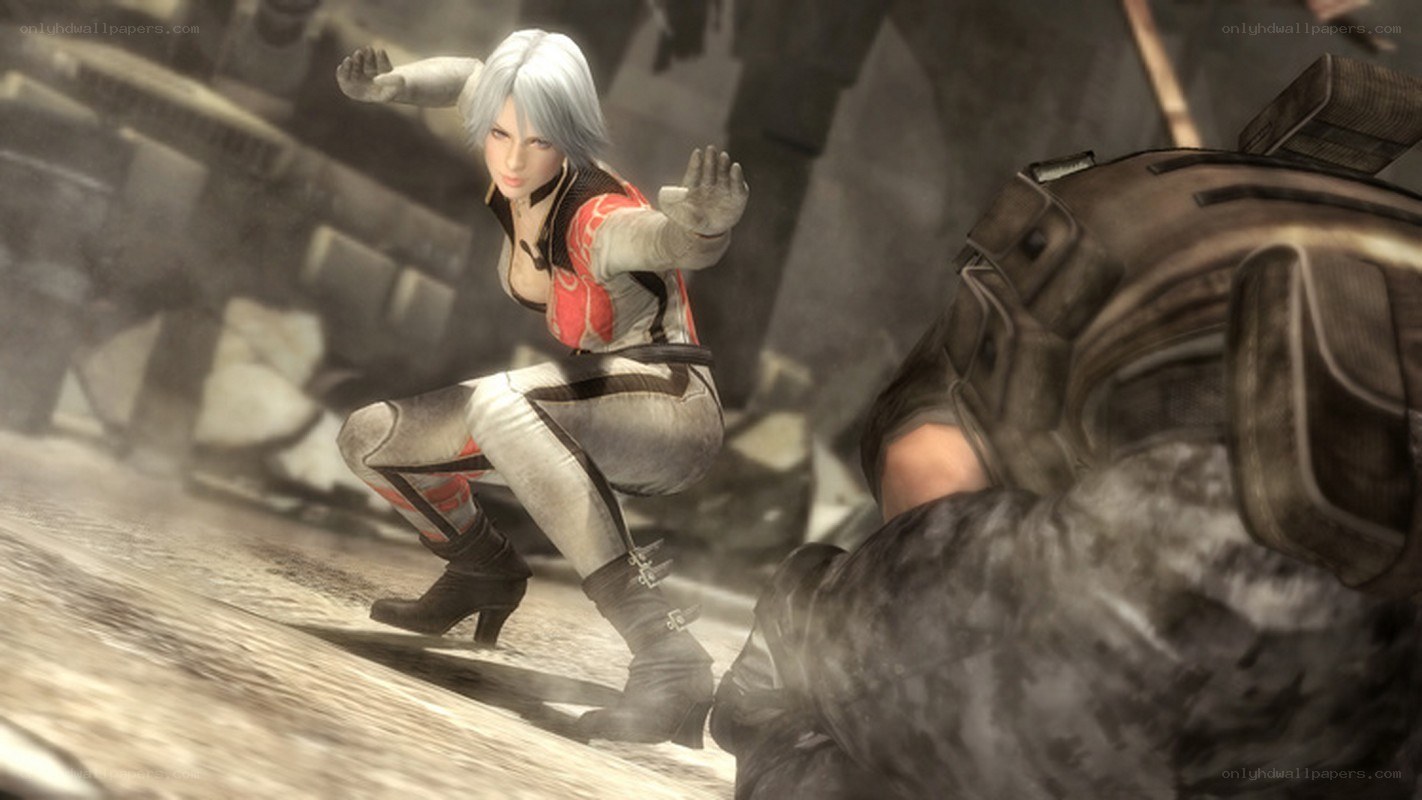 female character in combat stance