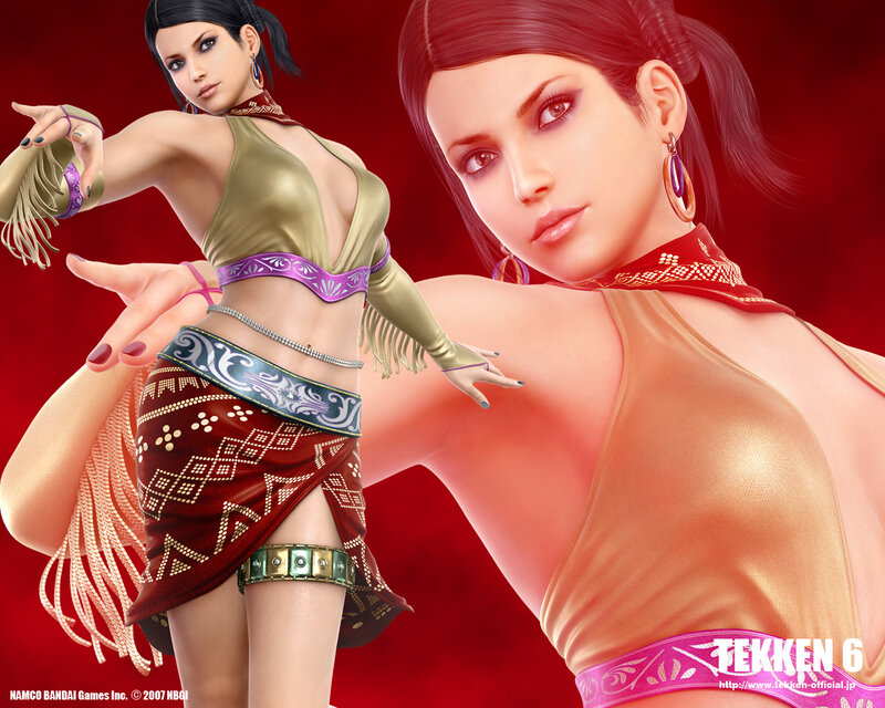 Female Character in Costume — Red