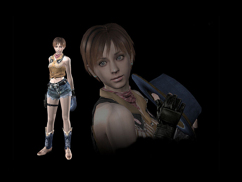 Female Character in Cowboy Outfit — Brown