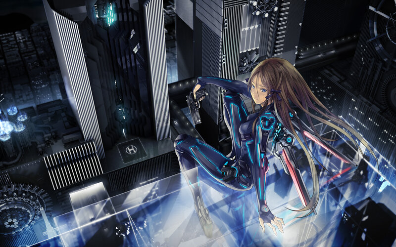 Female Character in Cybernetic Suit
