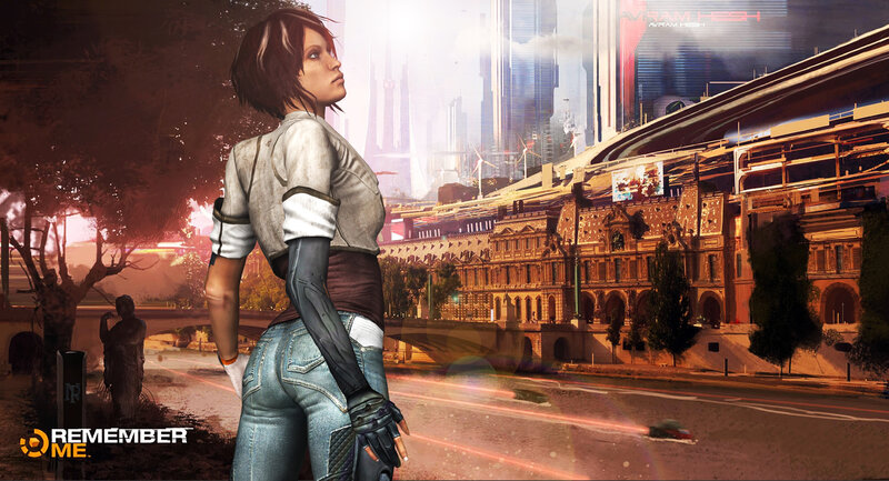 Female Character in Cyberpunk City