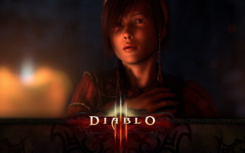 Female Character in Dark Clothing