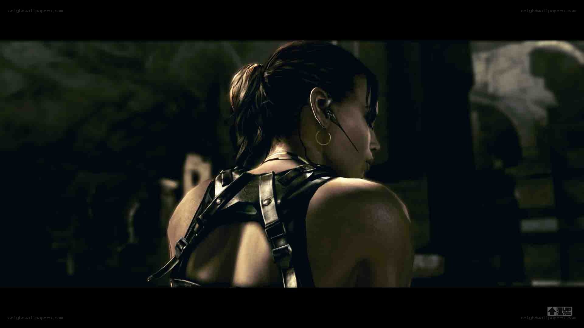 female character in dark setting
