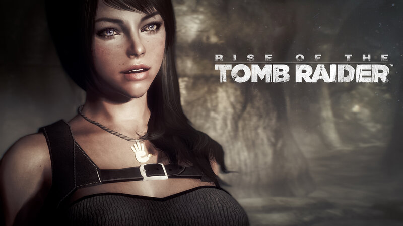 Female Character in Dark Top
