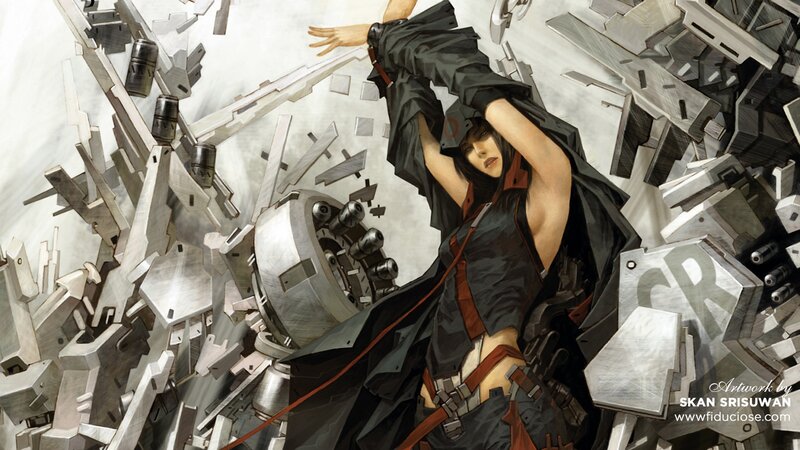 Female Character in Debris