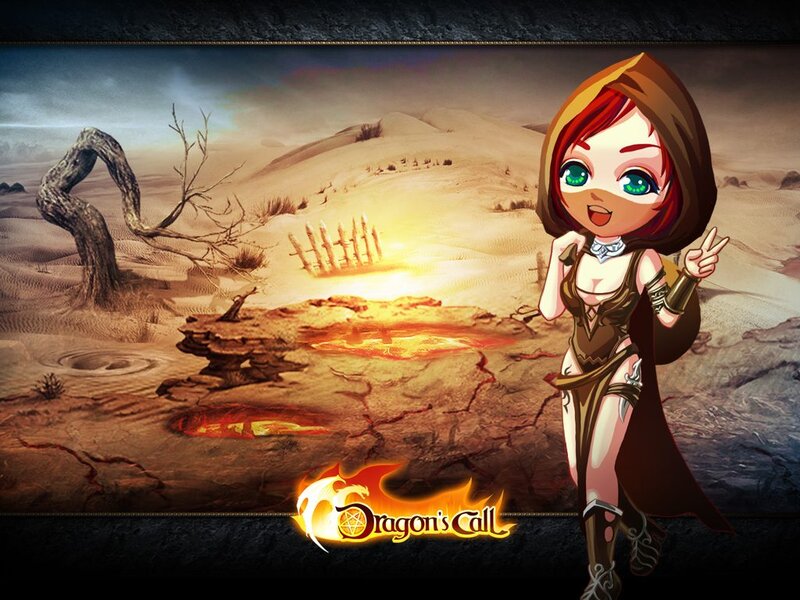 Female Character in Desert — Brown, Dramatic, Sunset