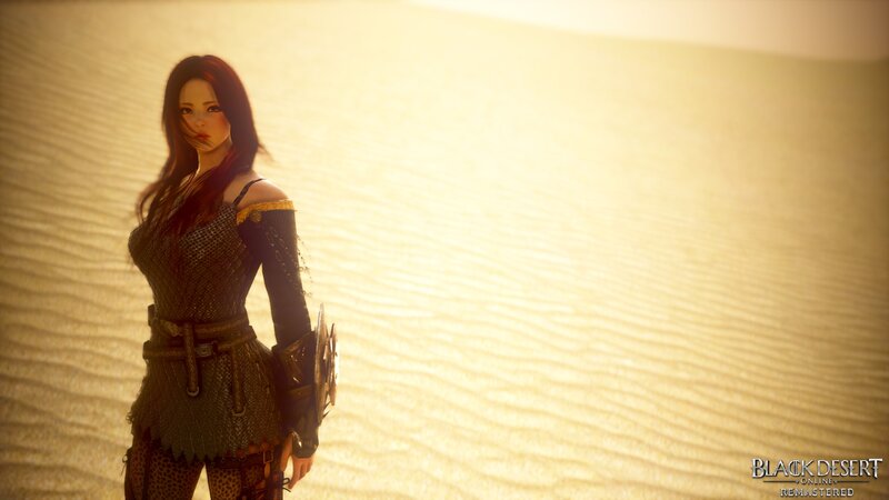 Female Character in Desert — Yellow