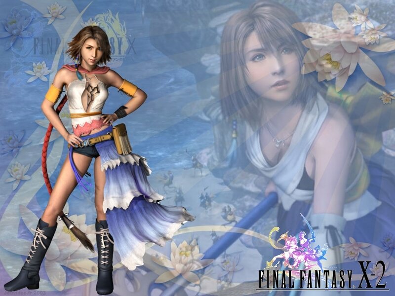 Female Character in Fantasy Attire — Blue, Serene