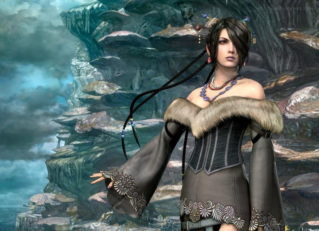 female character in fantasy setting