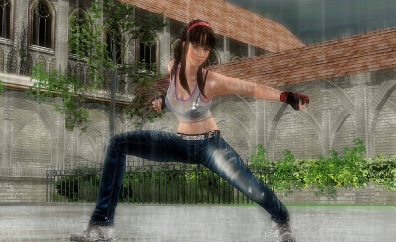 Female Character in Fighting Pose