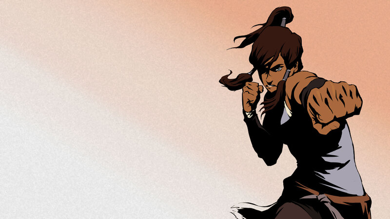 Female Character in Fighting Stance — Brown