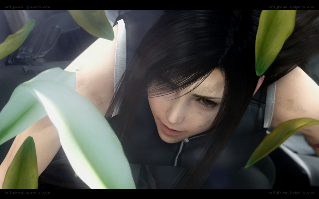 female character in foliage