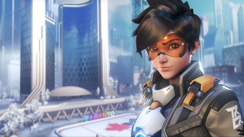 Female Character in Futuristic Gear — Gray
