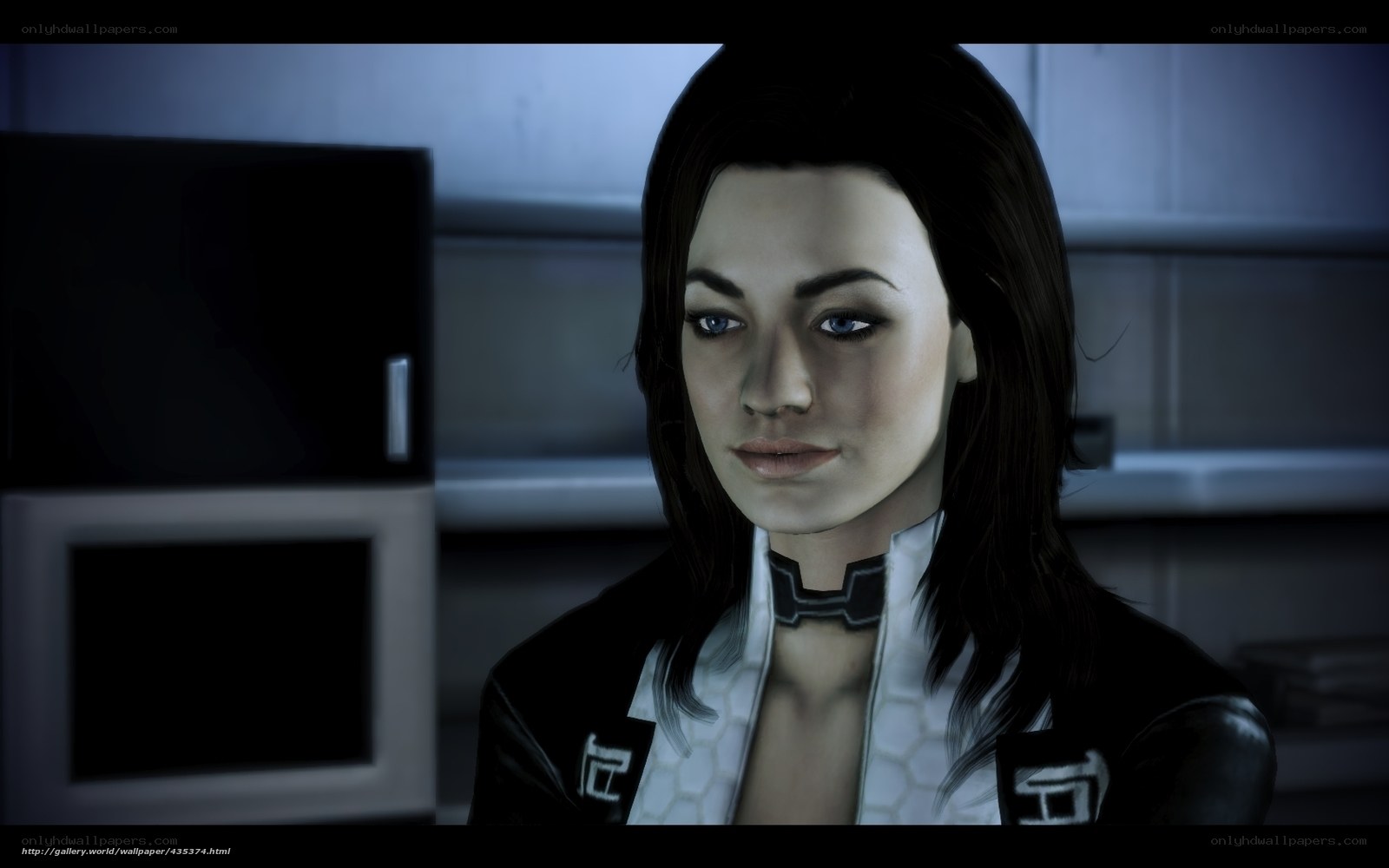 female character in futuristic setting