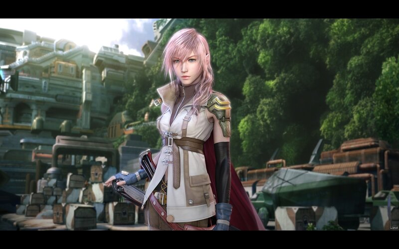 female character in futuristic setting