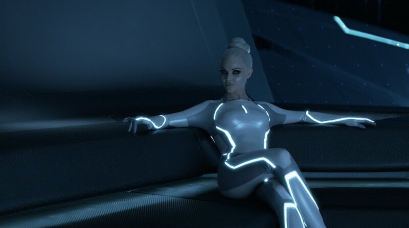 female character in futuristic suit
