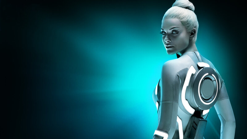 female character in futuristic suit