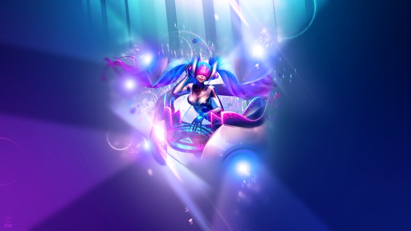 Female Character in Futuristic Vehicle
