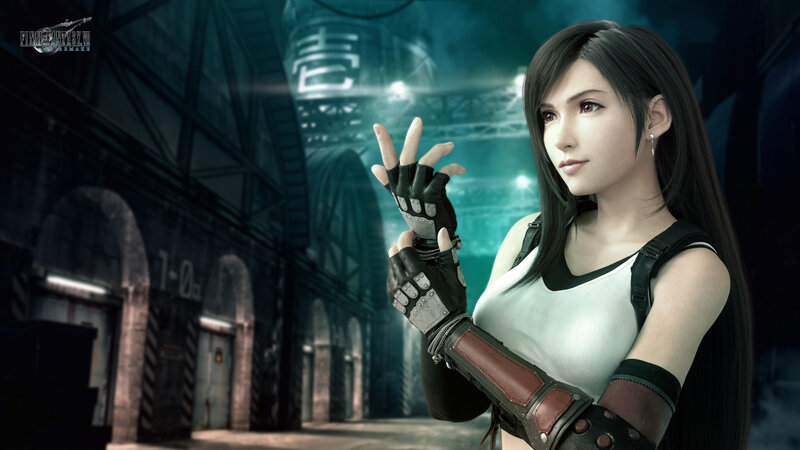 Female Character in Gloves — Black