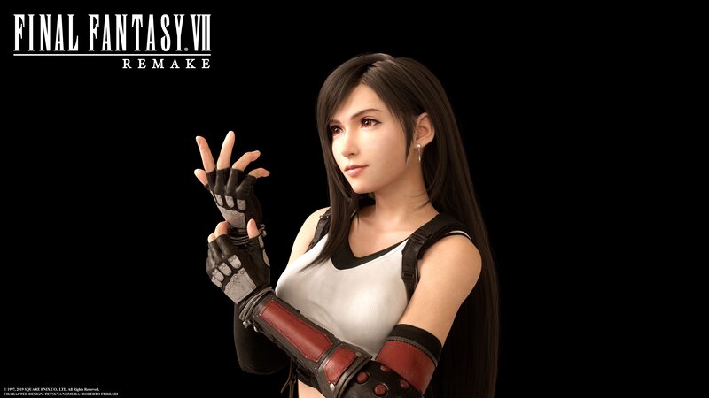 Female Character in Gloves