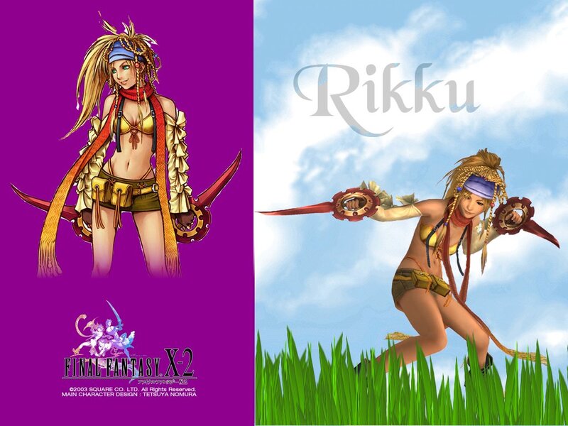 Female Character in Grass — Purple