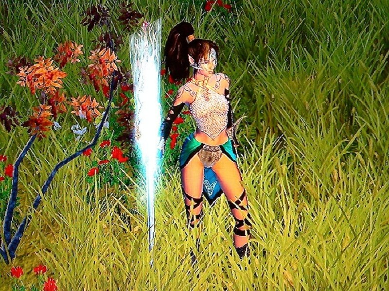 Female Character in Grass