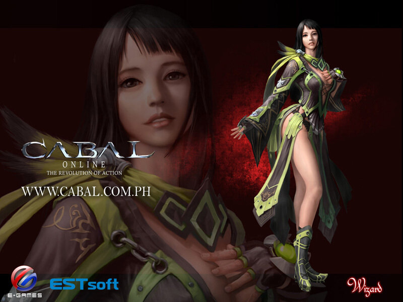 Female Character in Green Armor