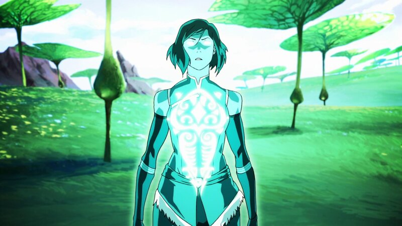 Female Character in Green — Serene, Afternoon