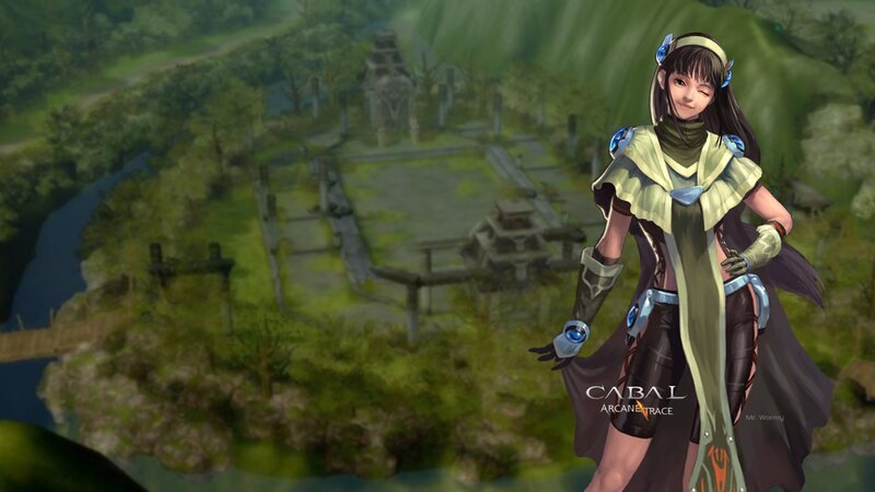 Female Character in Green — Serene