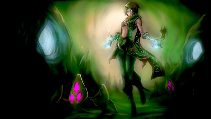 Female Character in Green