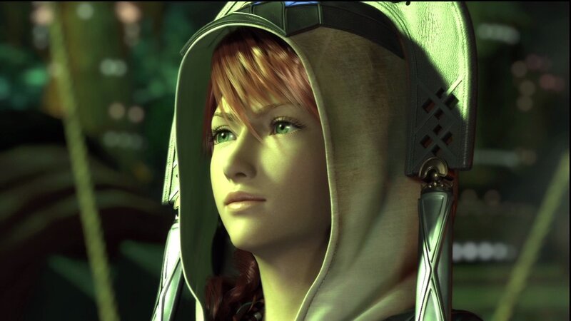 female character in hooded armor