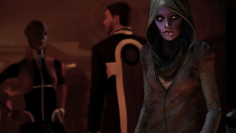 Female Character in Hooded Jacket