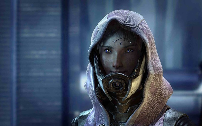 Female Character in Hooded Suit