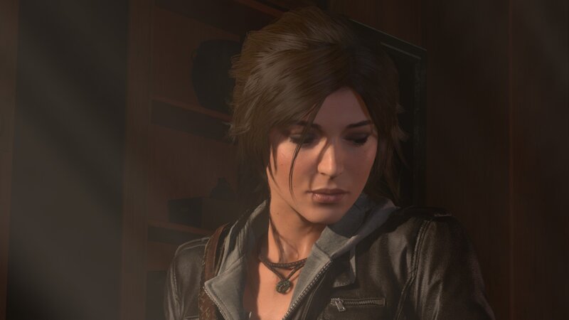 Female Character in Jacket — Brown, Serious