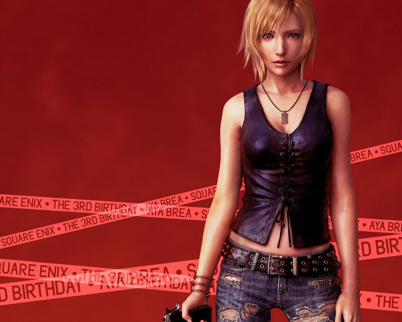 Female Character in Leather Top