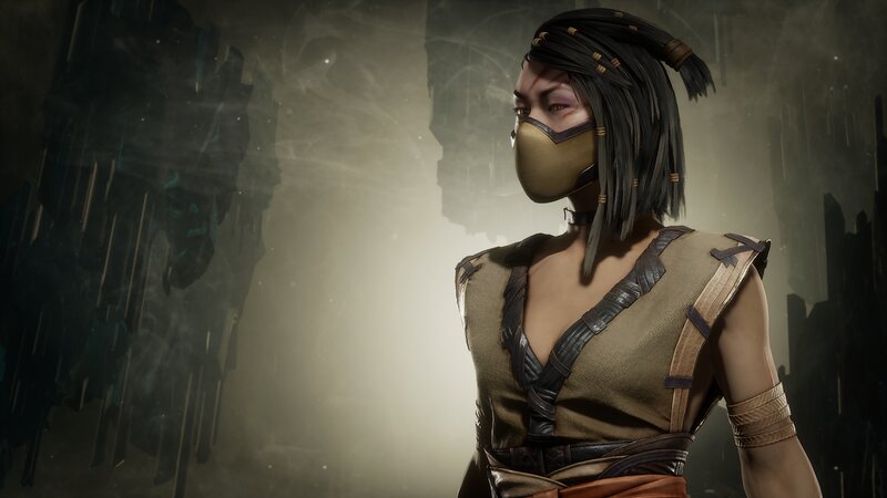 Female Character in Mask