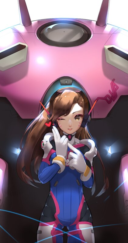 Female Character in Mech Suit