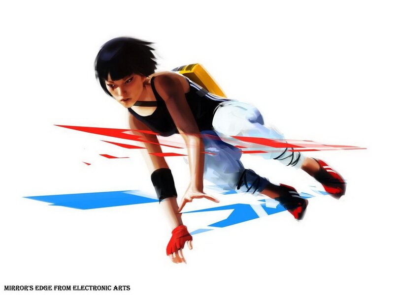 Female Character in Motion — White